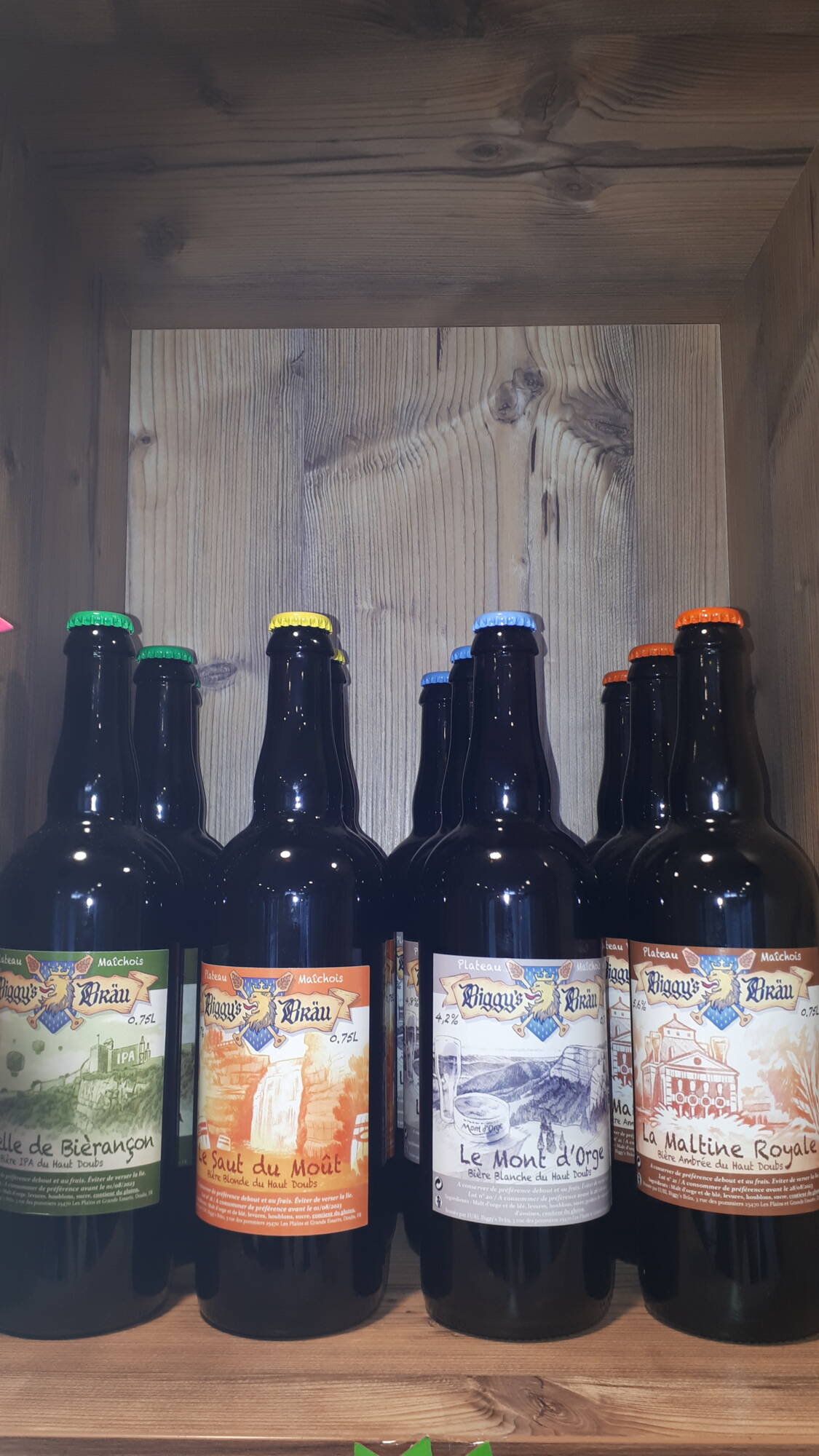 Bière Biggys Brau 75 cl Delle